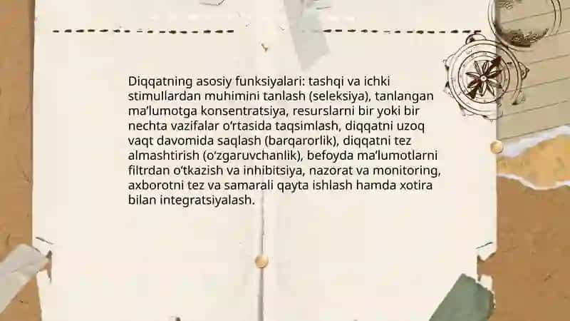 Diqqat psixik jarayon sifatida 4