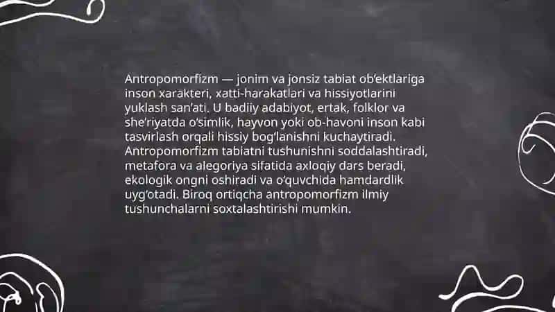 Jonim va jonsiz tabiatda aks ettirish shakllari 4