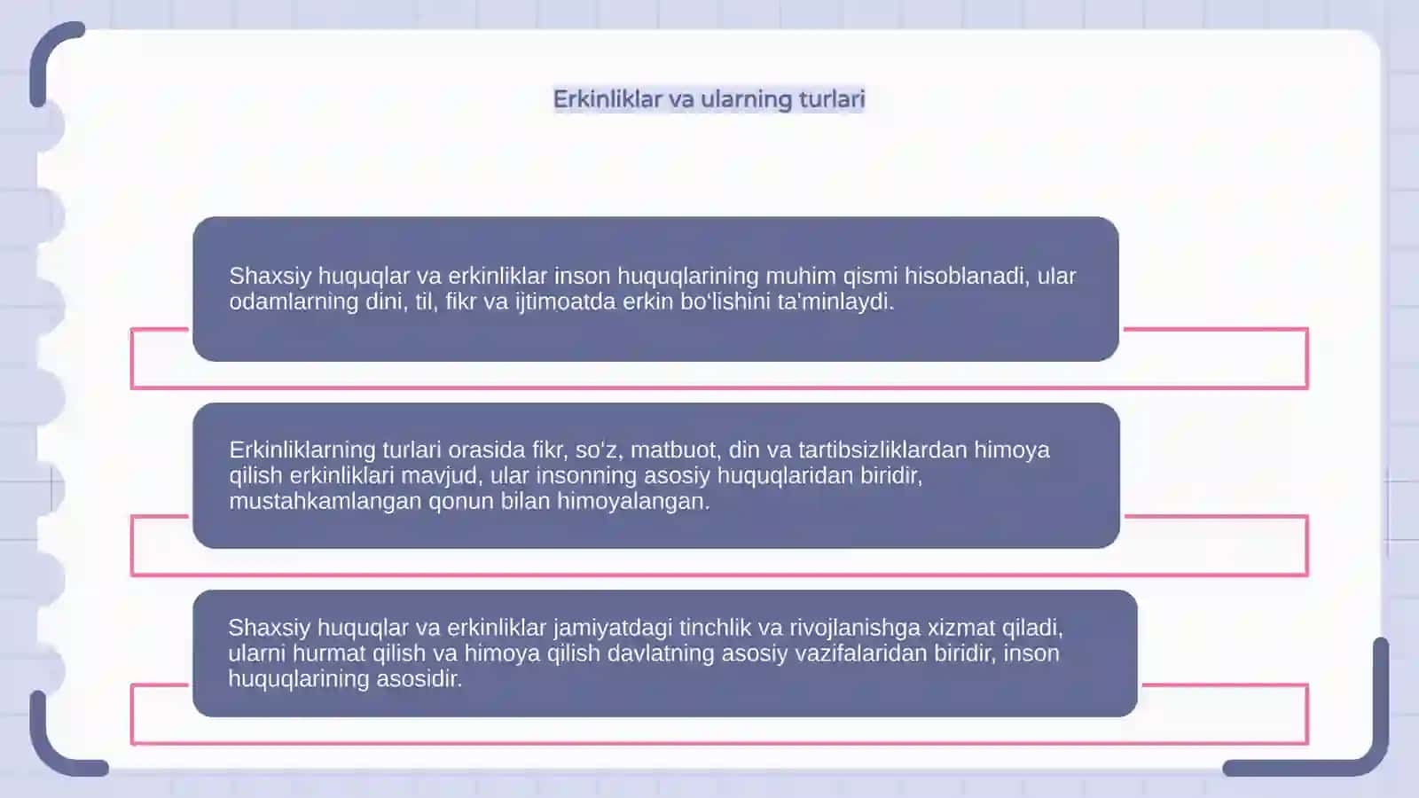 Shaxsiy huquqlar va erkinliklar 4