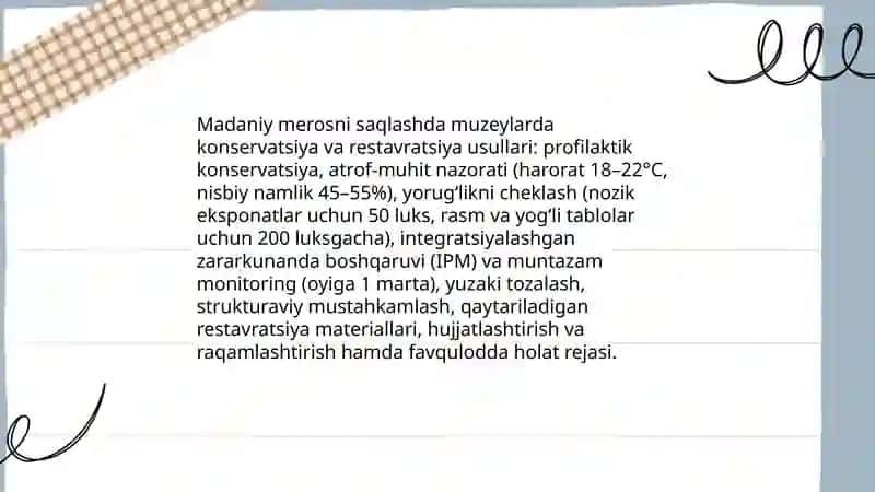Poytaxt muzeylarida qadimiy madaniyat va fan 4