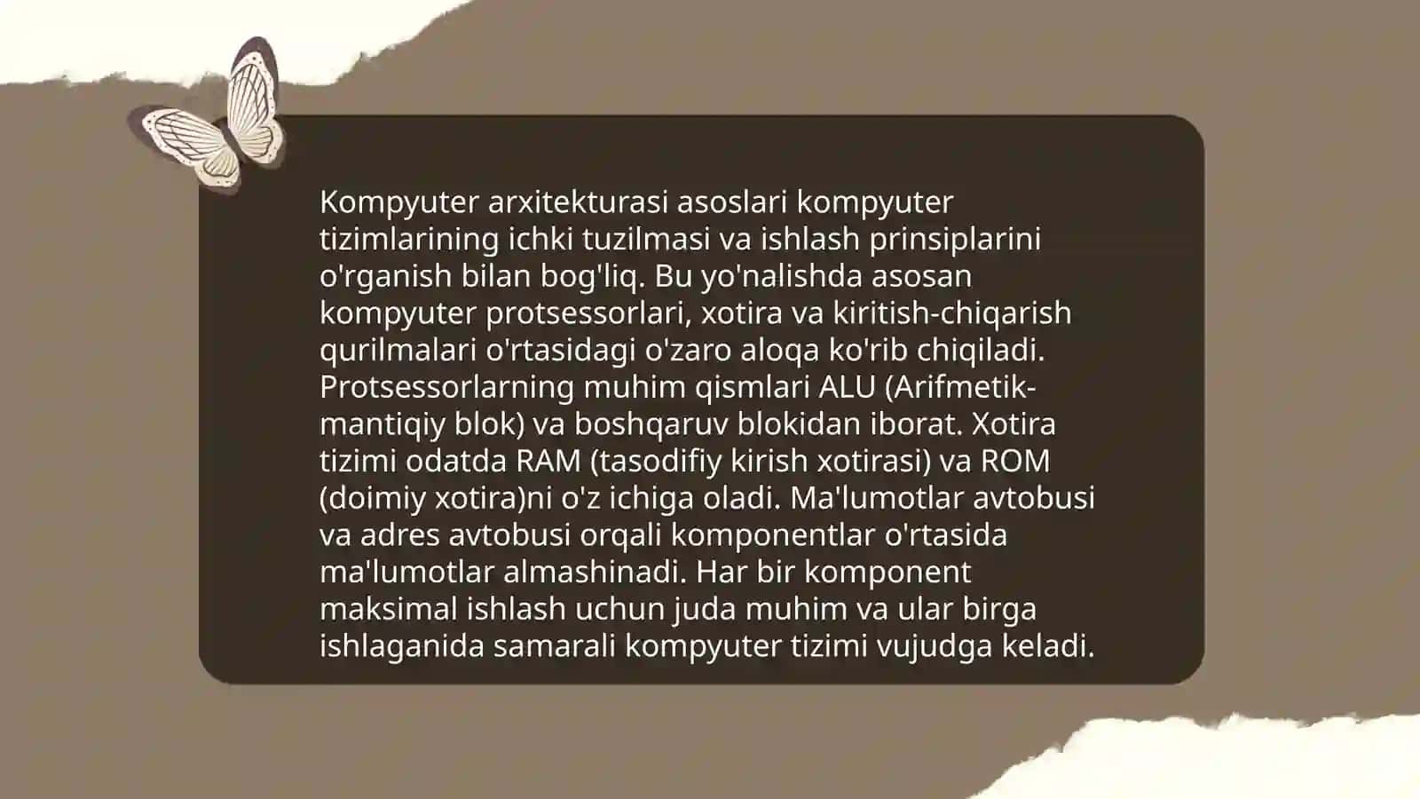 Raqamli axborot texnologiyalar faniga kirish 4