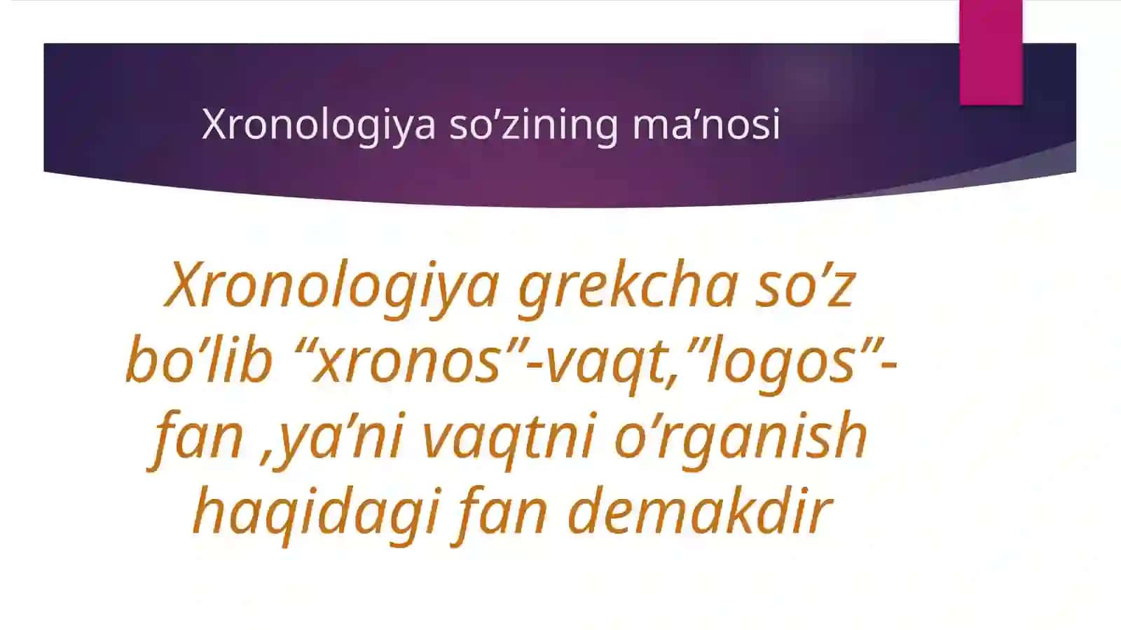 ANTROPOLOGIK DAVRLASHTIRISH VA XRONOLOGIYA 4