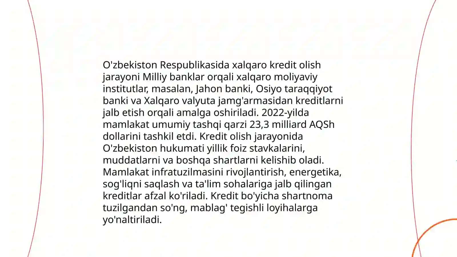 Xalqaro kreditlashning asosiy turlari 4