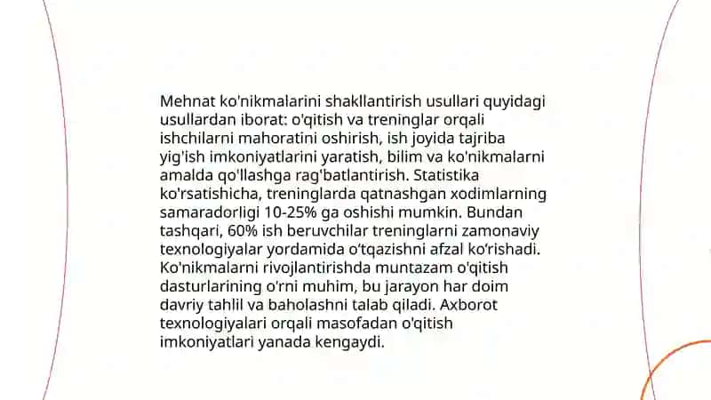 Oʻquvchilarning mehnat malakasini shakllantirish 4