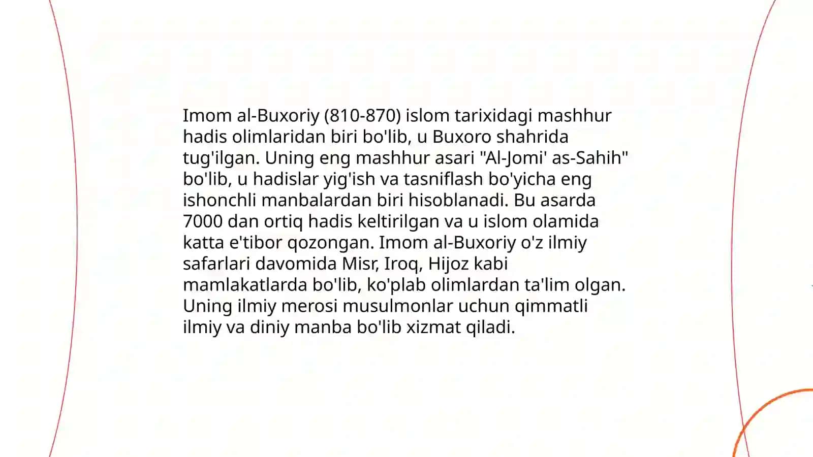 Markaziy Osiyo Islom mutafakkirlari 4
