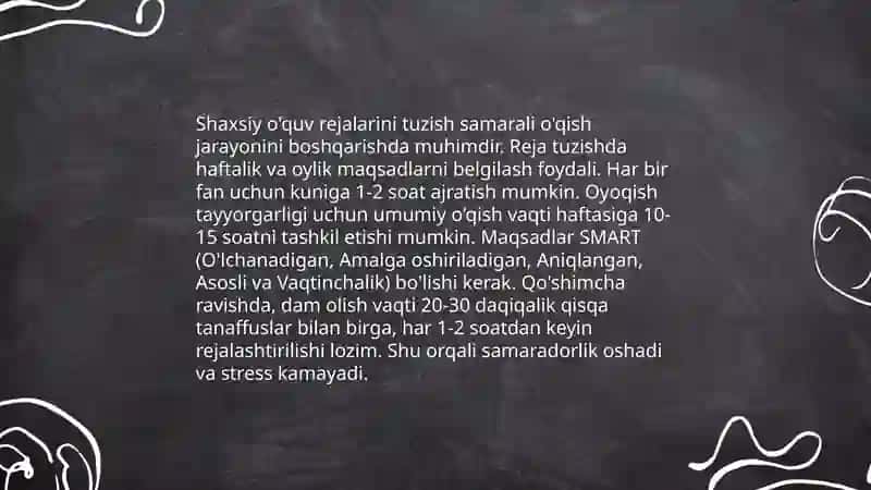 INDIVIDUАL TА’LIMIY MАRSHRUT: TUZISH 4