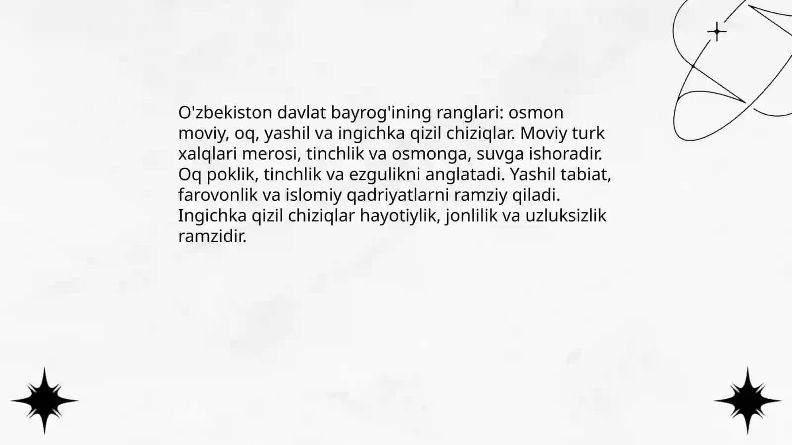 O'zbekiston respublikasi davlat ramzlari va ahamiyati 4
