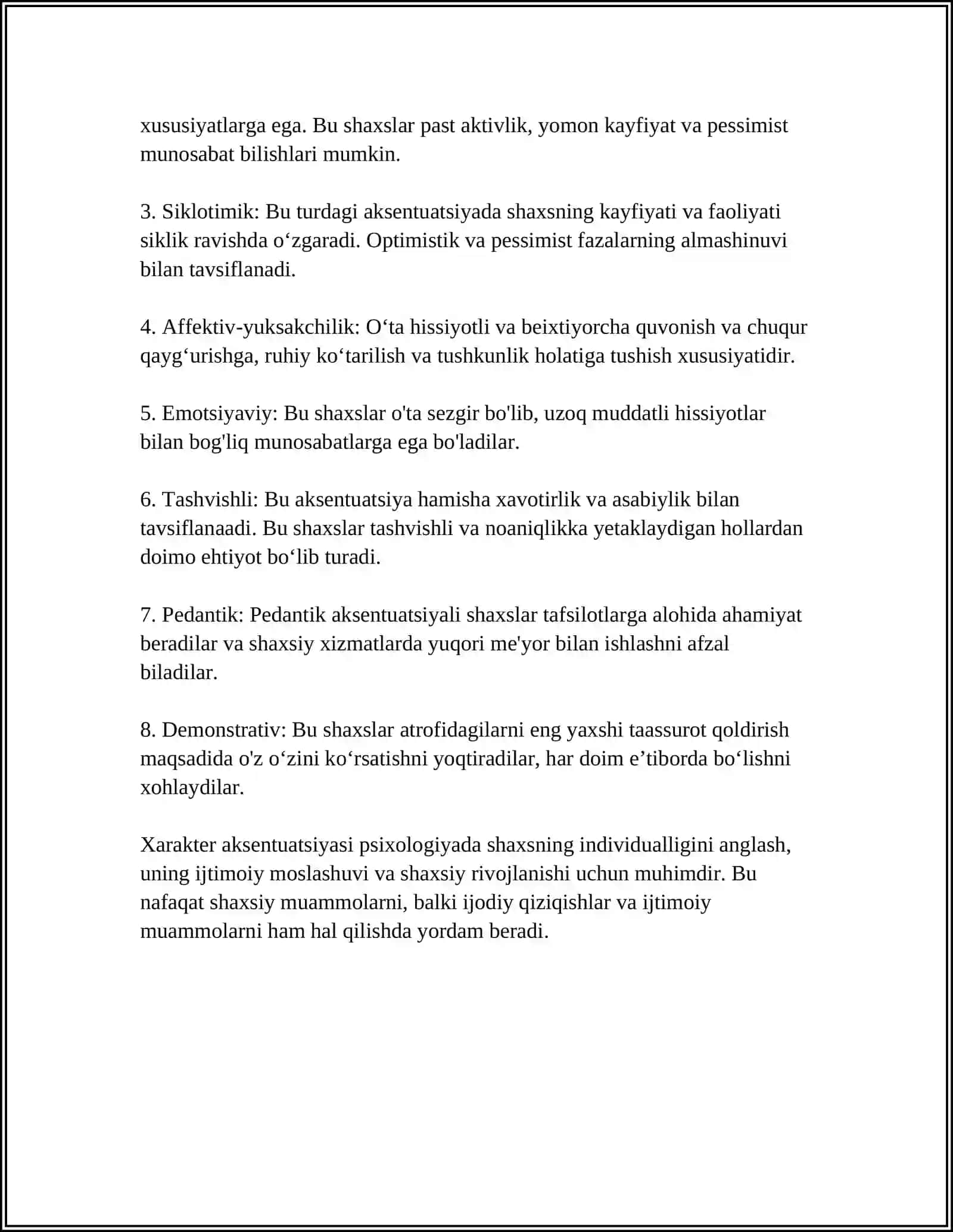 XARAKTER VA UNING AKSENTUATSIYASI 4