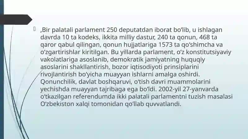 Oʻzbekiston respublikasi oliy majlisi 4