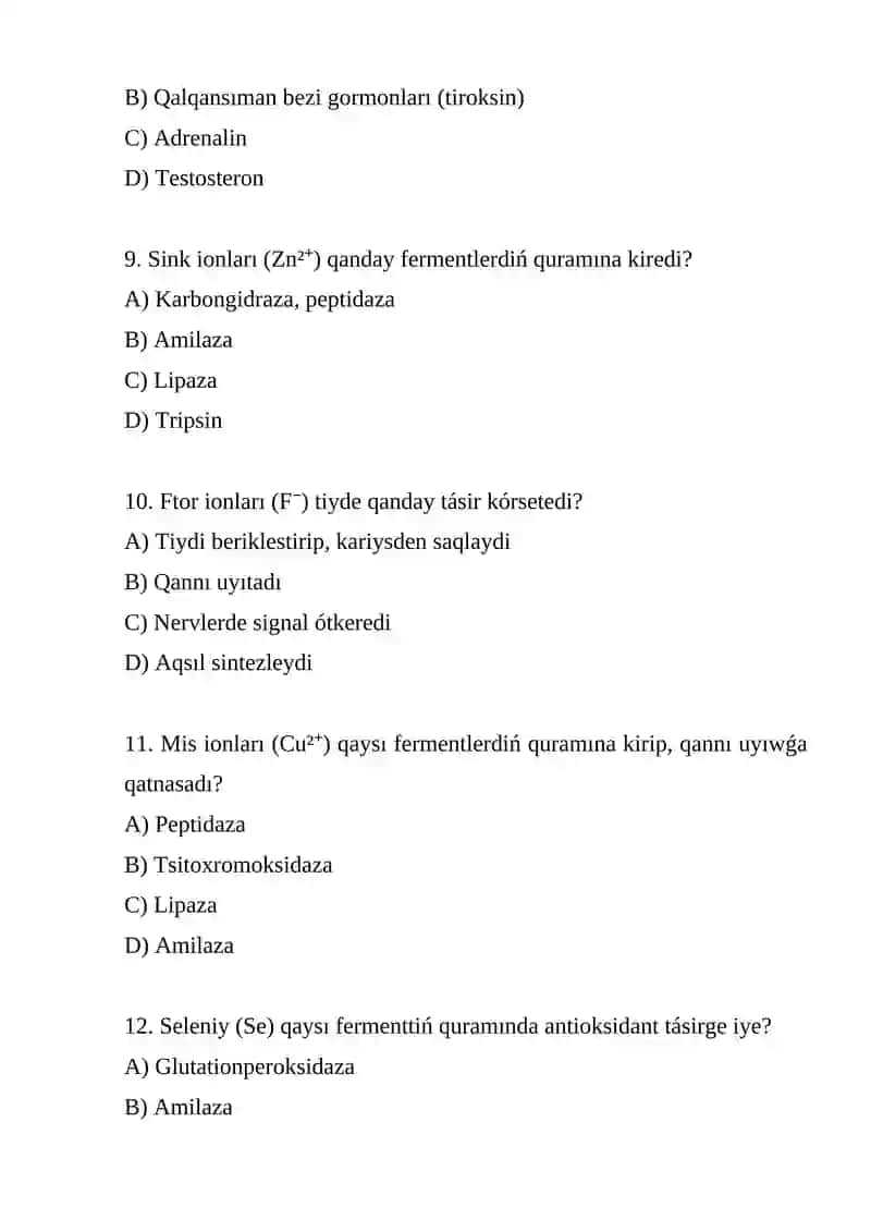 Anorganikalıq ionlar hám olardıń funksiyaları 4