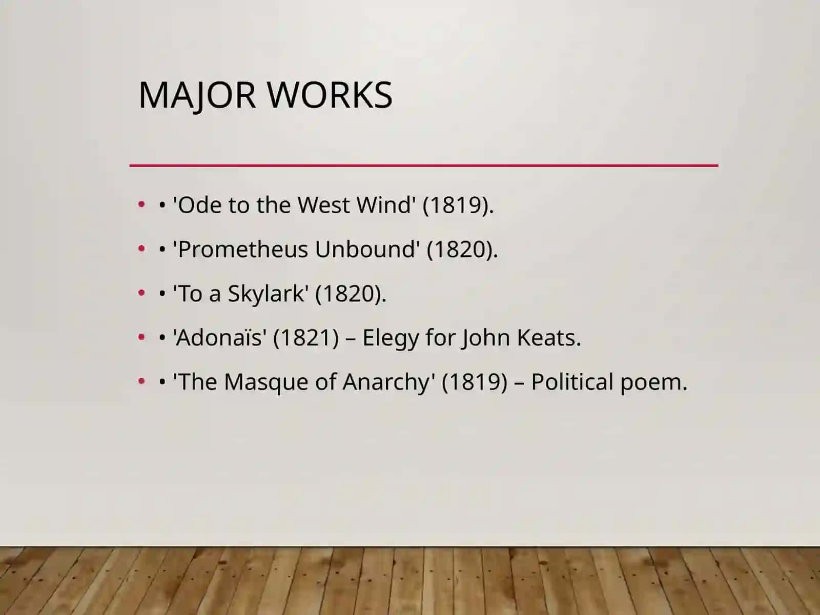 Percy Bysshe Shelley 4