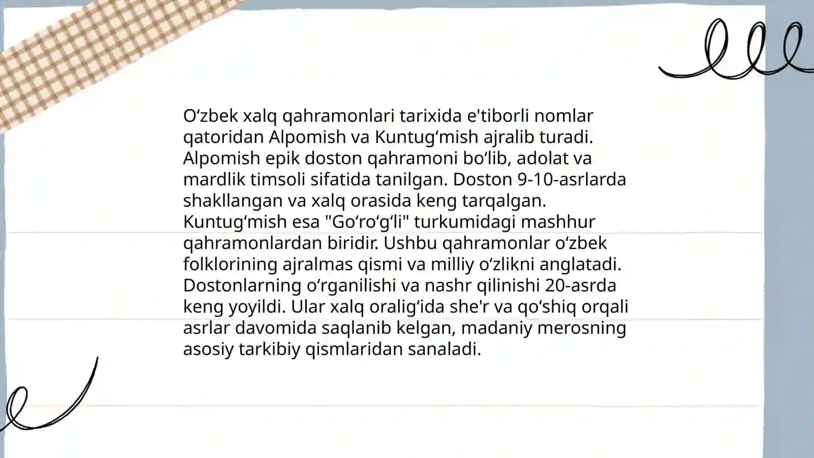 An'anaviy Oʻzbek xalq ertaklari 4