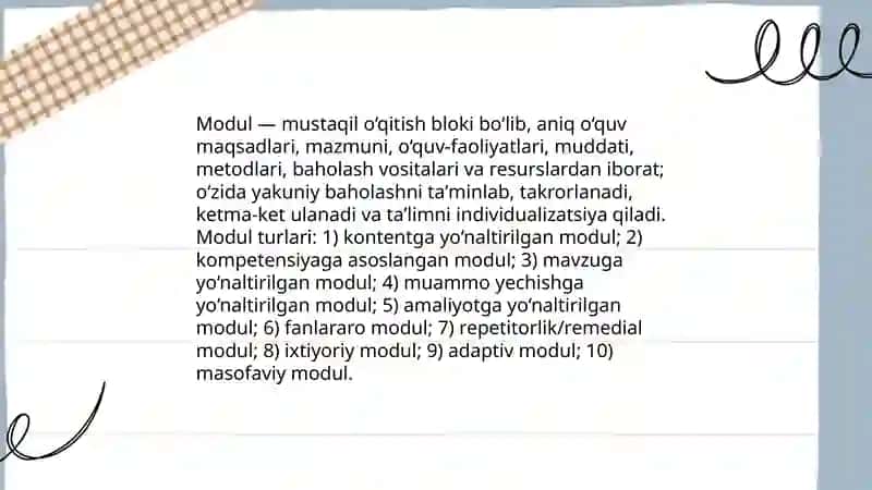 Modulli taʼlim texnologiyasi 4