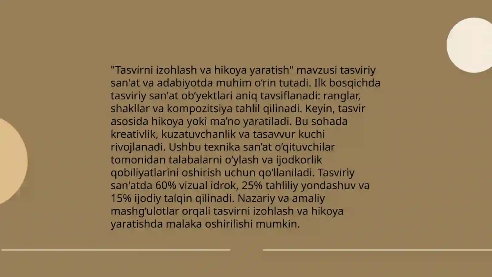 Hikoyani davom ettirish mashqlari 4