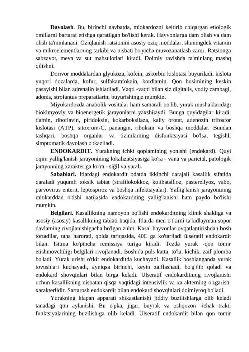 2-Ma`ruza. YURAK VA QON TOMIRLAR TIZIMINING KASALLIKLARI 4