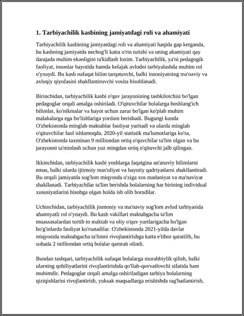 TARBIYACHLIK KASBINING AHAMYATI 4