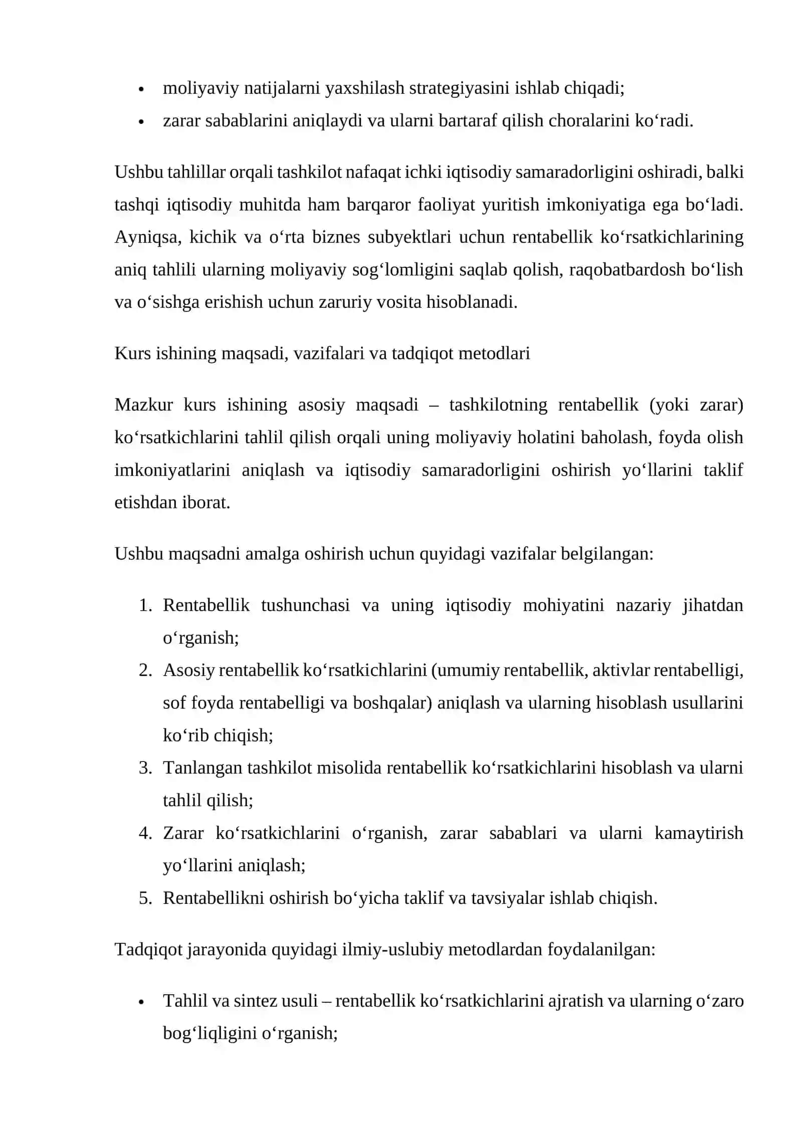 Tashkilot zahiralarini tahlil qilish 4