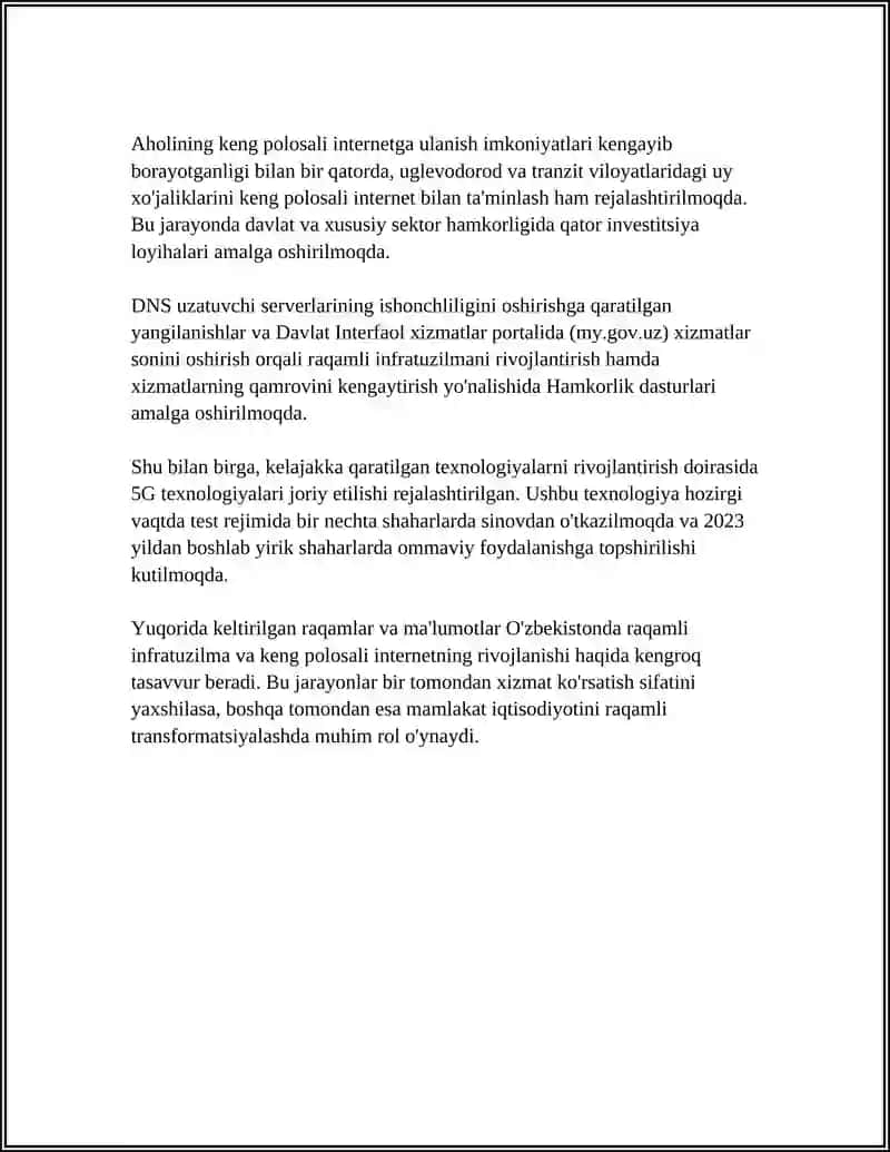 INNOVATSION INFRATUZILMANI RIVOJLANTIRISH ISTIQBOLLARI 4