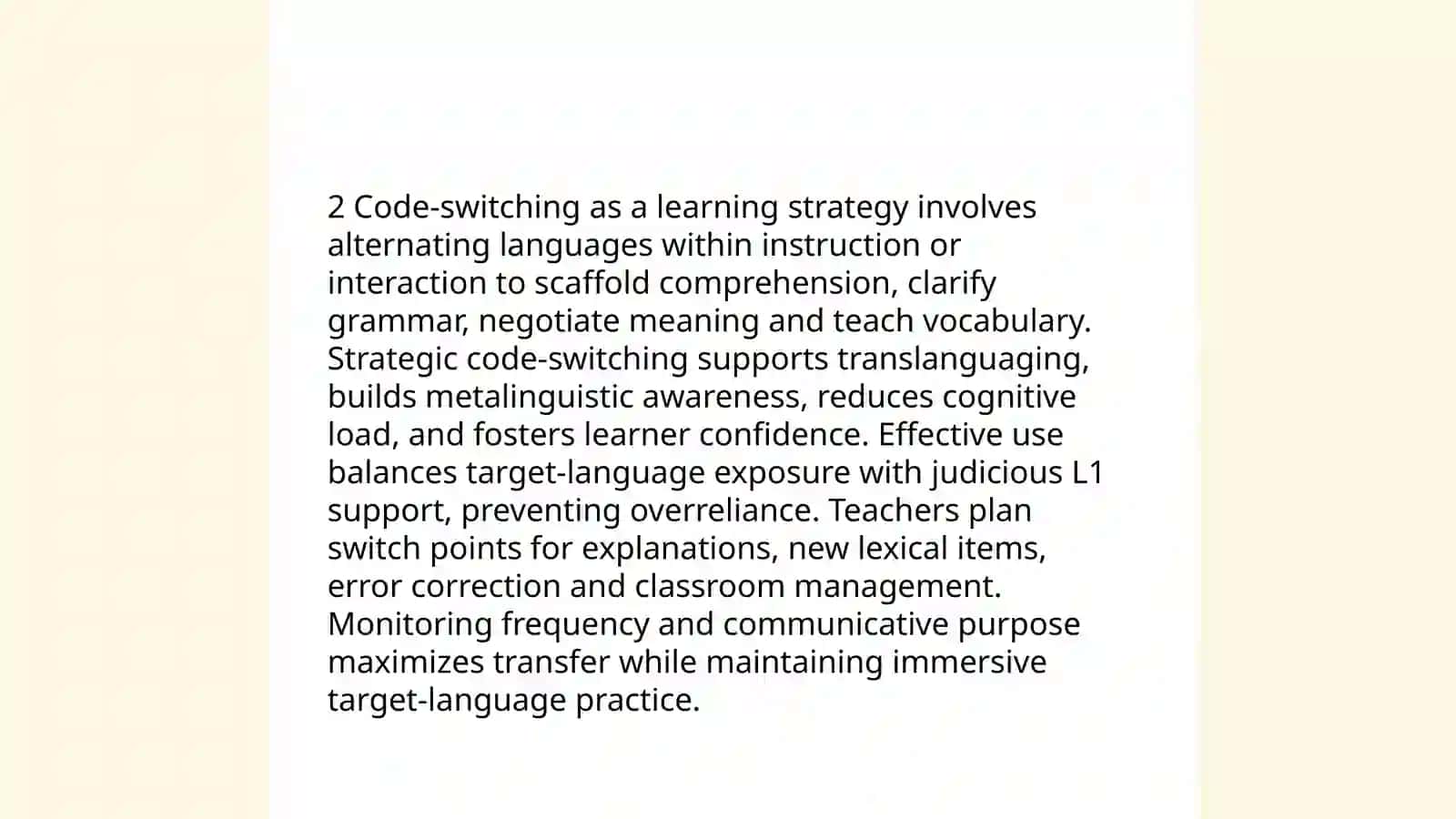 Translanguaging Pedagogy in Bilingual Classrooms 4