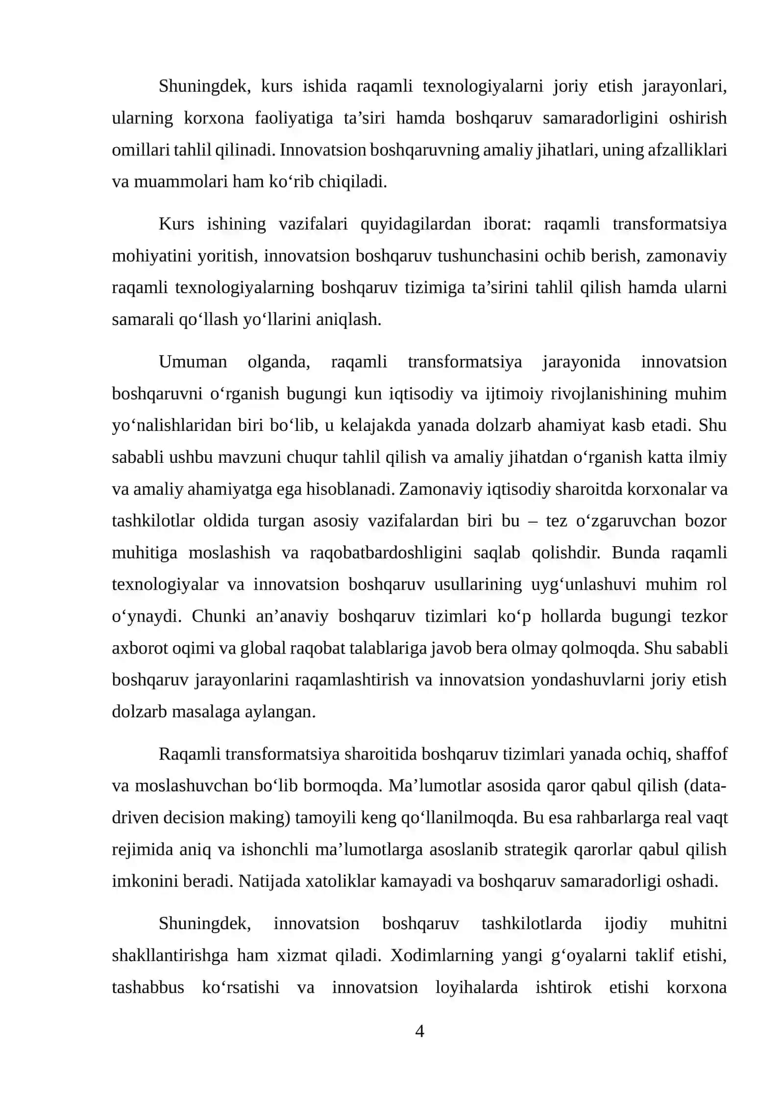 RAQAMLI TRANSFORMATSIYA JARAYONIDA INNOVATSION BOSHQARUV 4