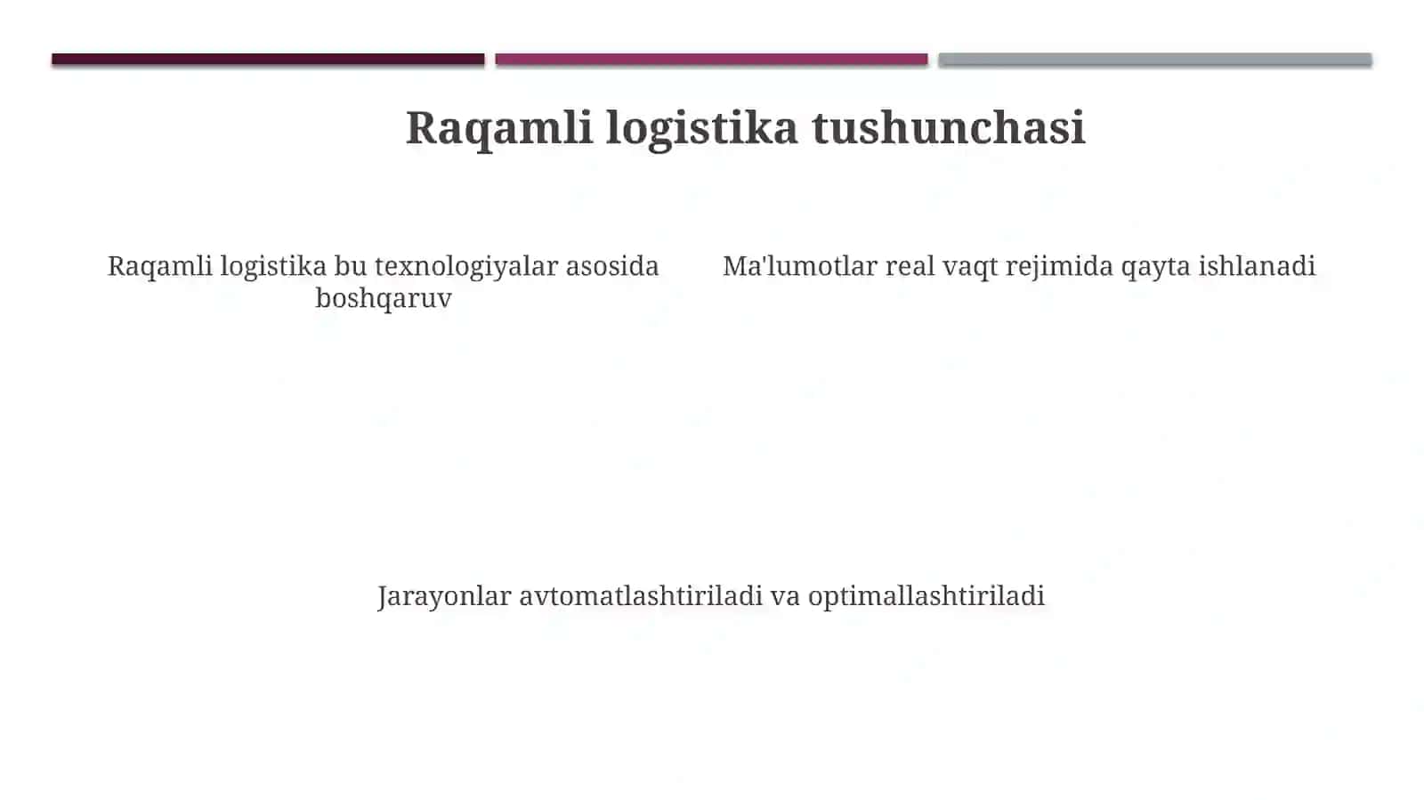 Raqamli logistika tushunchasi 4