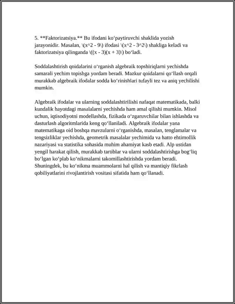 9-SINF MATEMATIKA FANIDAN REFARAT 4