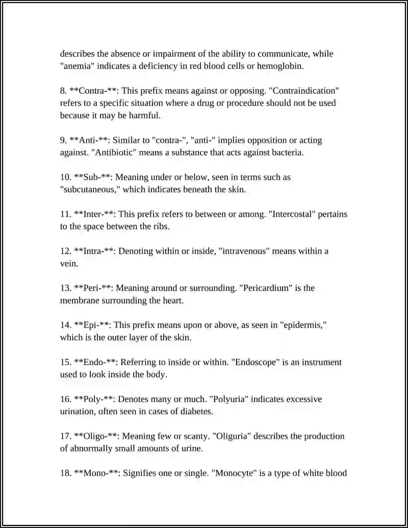 MEDICAL TERMINOLOGY 4