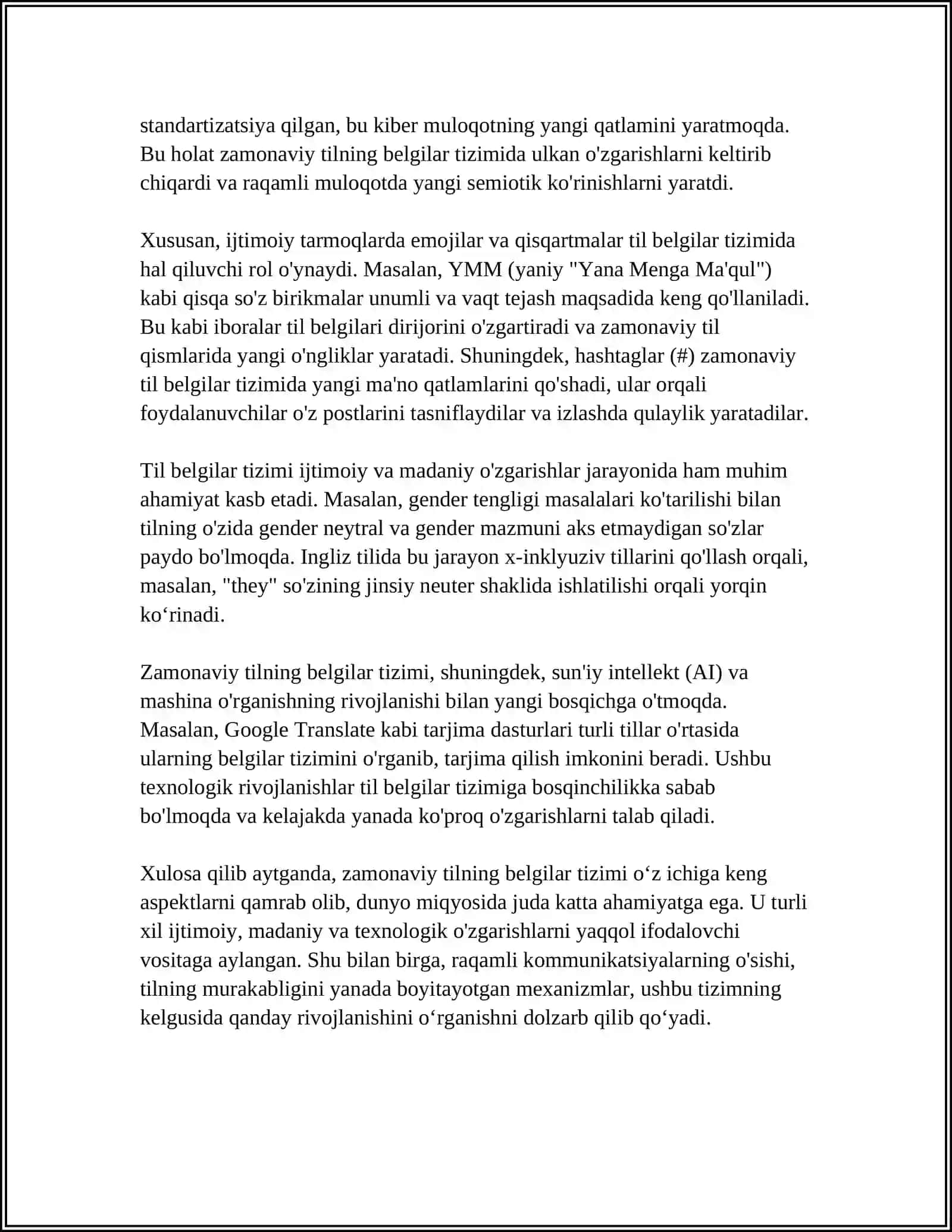 ONA-TILIDA TINISH BELGILARI 4
