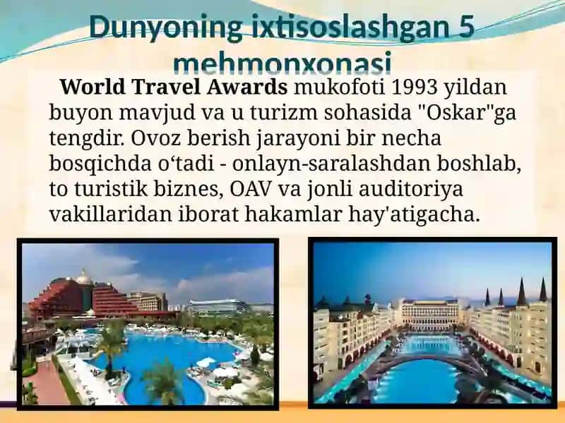 IXTISOSLASHGAN MEHMONXONALARNI TASHKIL ETISH 4
