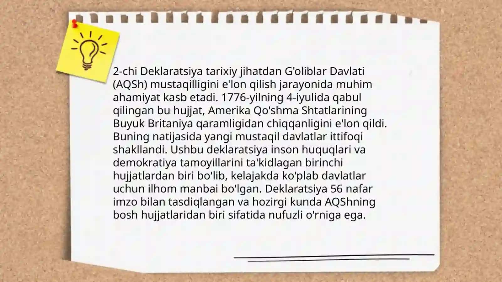 Qohira deklaratsiyasi tarixi va mazmuni 4