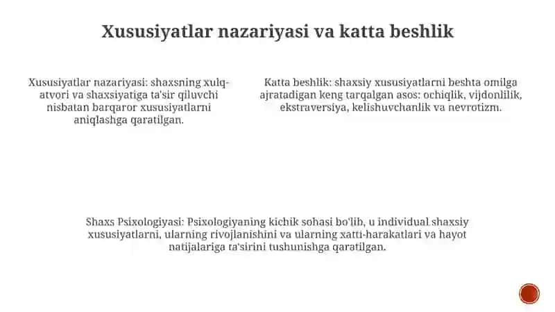 Shaxs Psixologiyasi 4