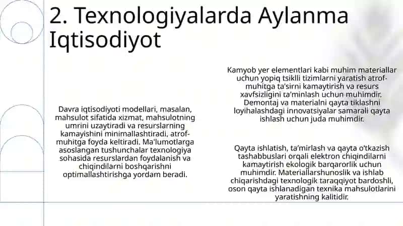 Tehnaligik òzgarishlar va atrof muhit 4