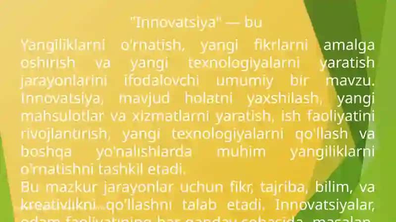 Davlatning innovatsiya siyosati 4