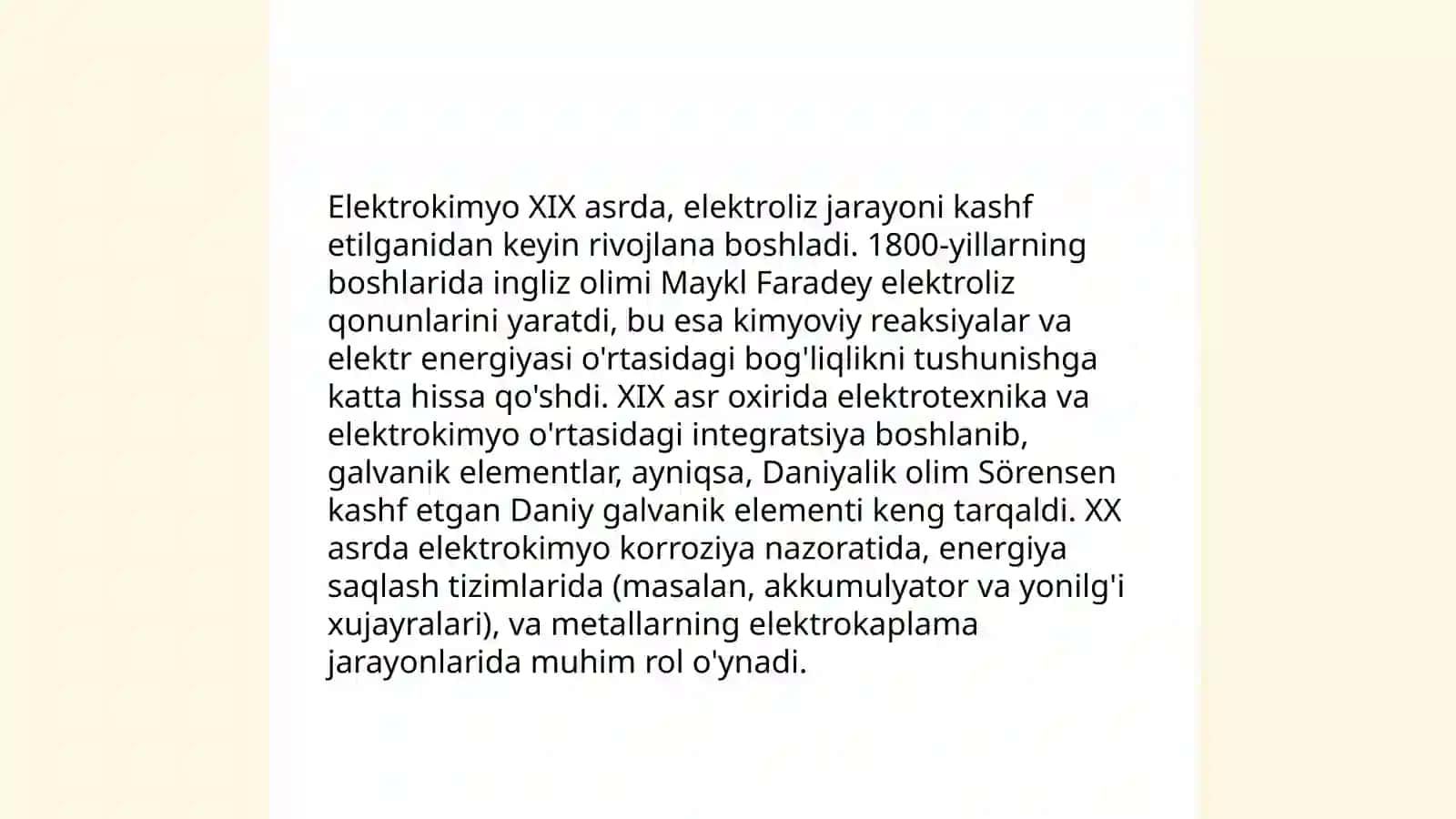 Elektro kimyo fani va uning mohiyati,rivojlanishi 4