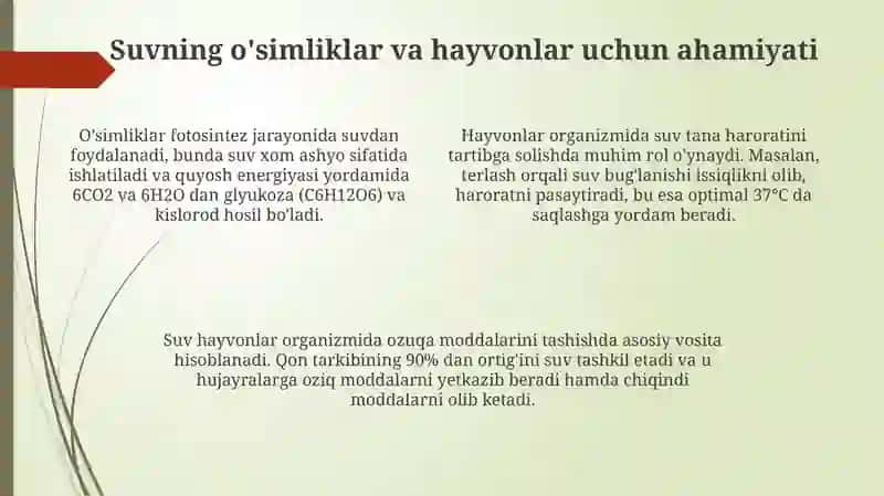 Suvning foydali xususiyatlari 4