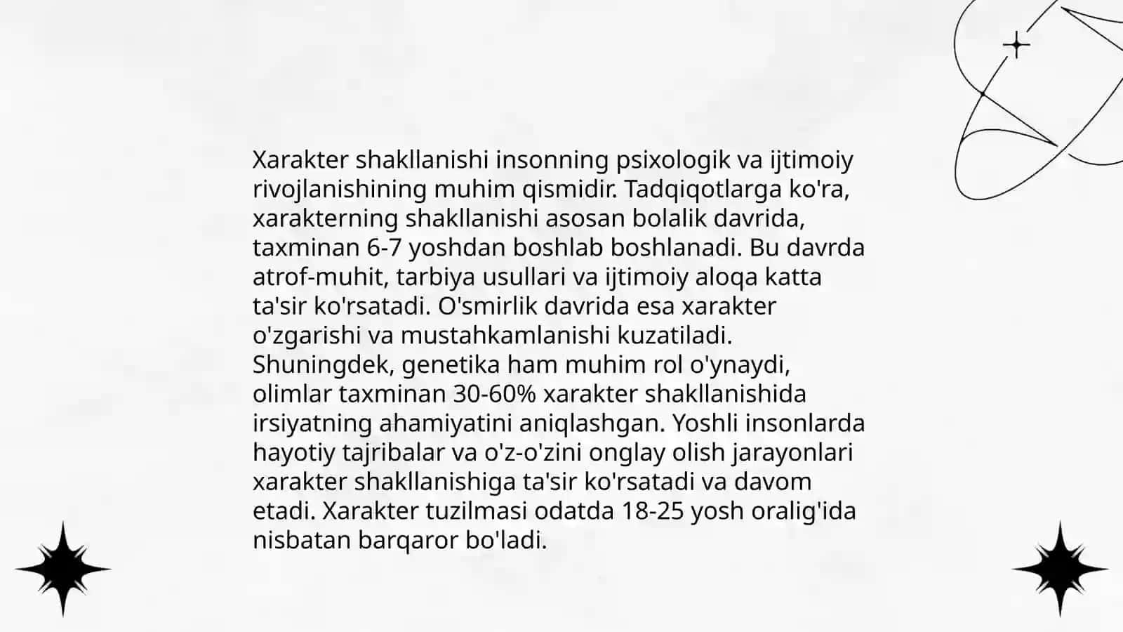 Xarakter va shaxs 4