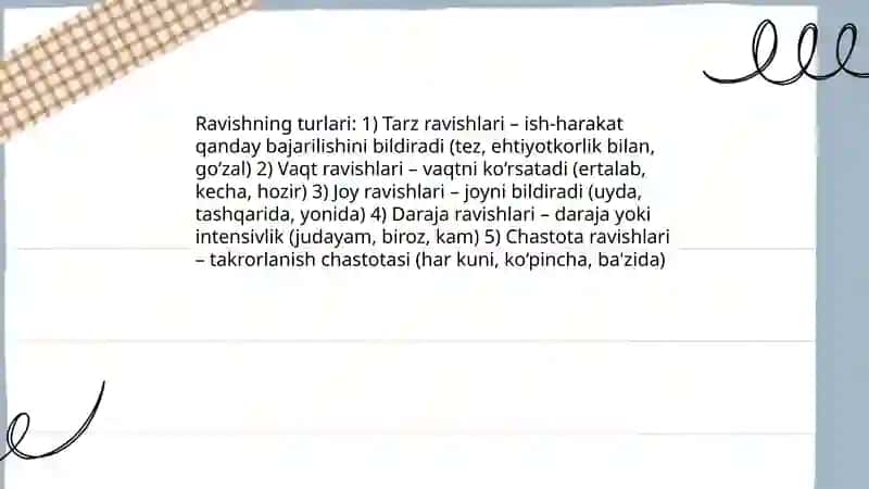Ravish so'z turkumi 4