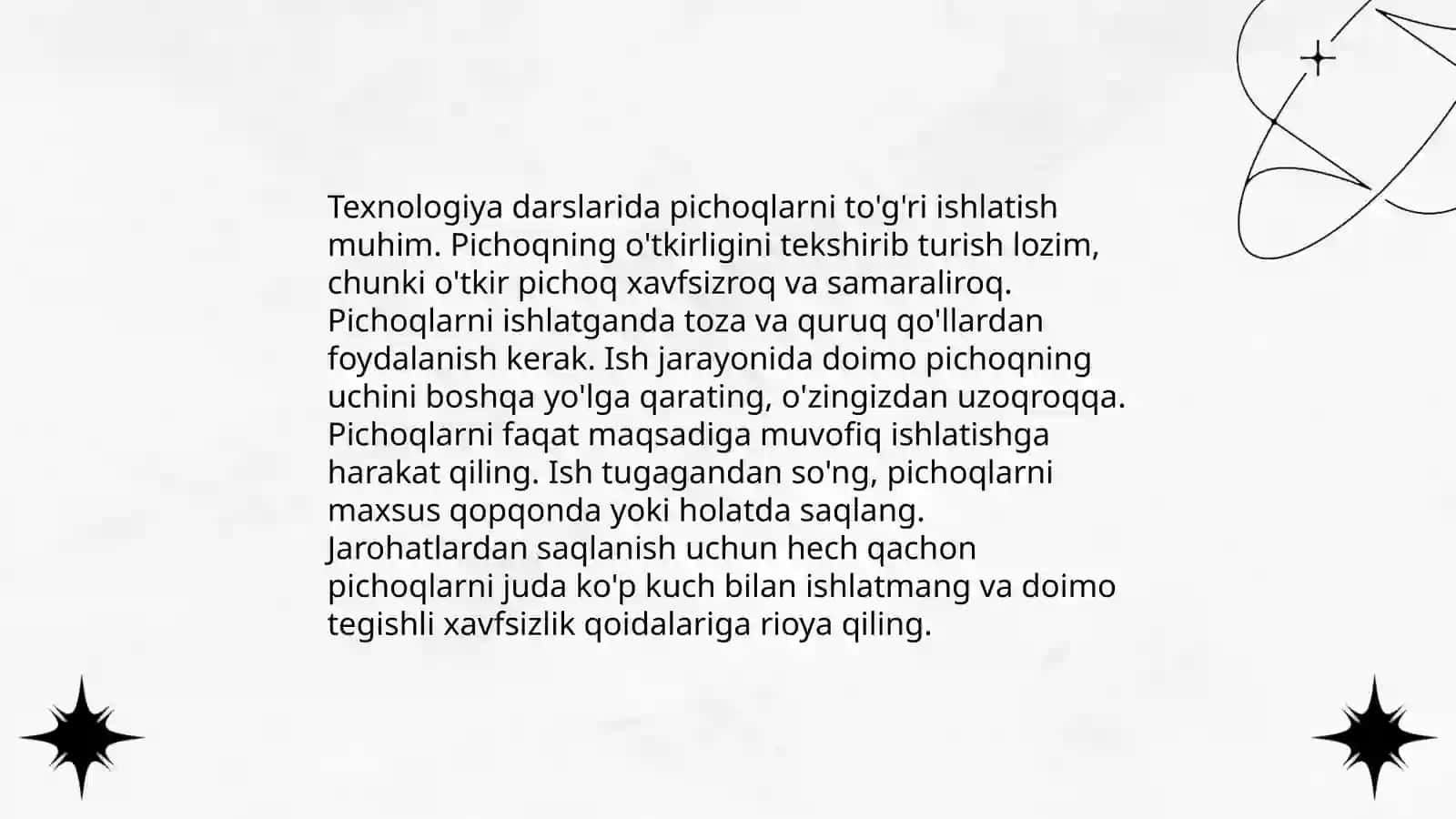 Pichoqlarni xavfsiz saqlash usullari 4