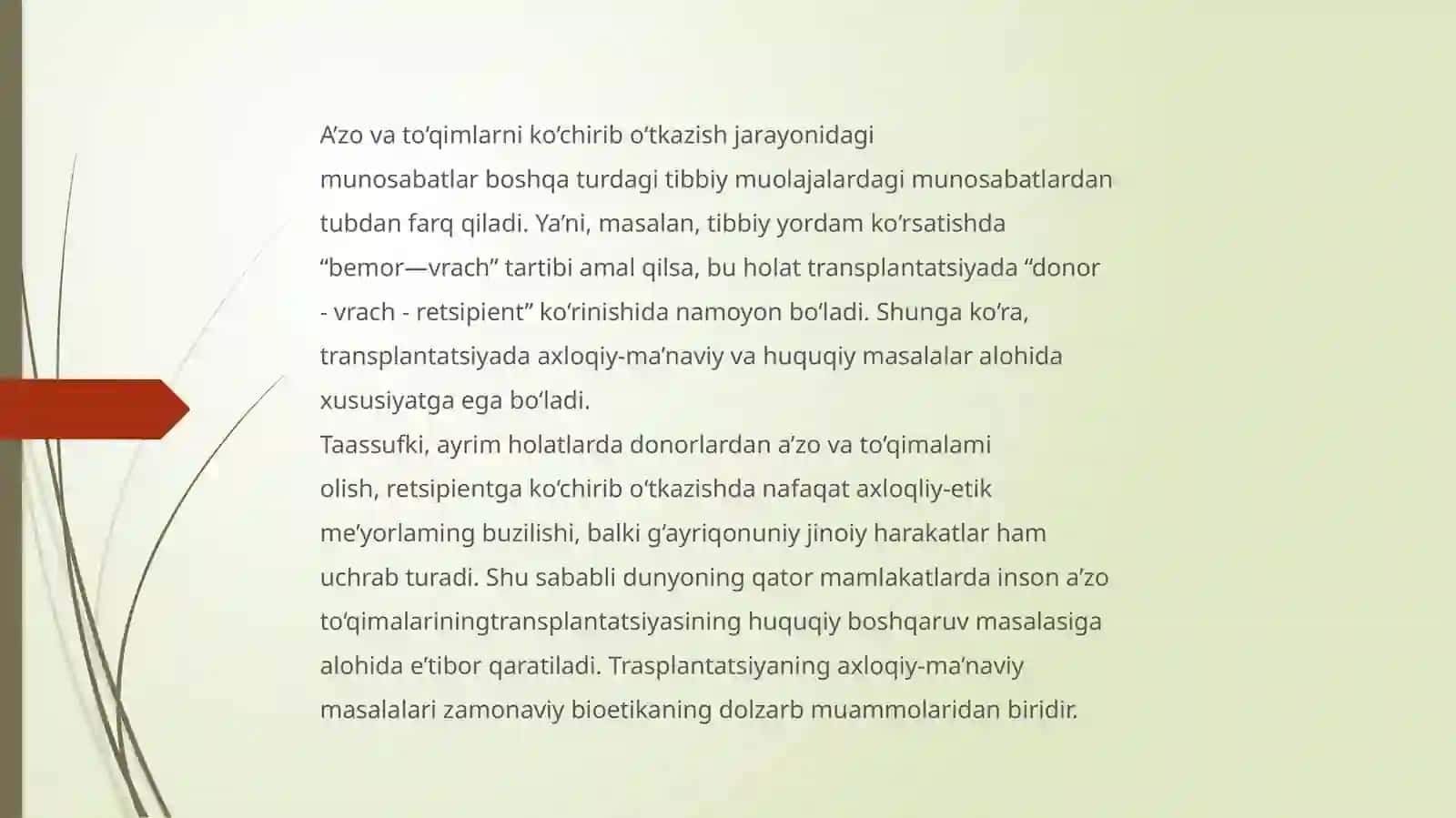 Murda donorligining norozilik prezumpsiya simodeli 4
