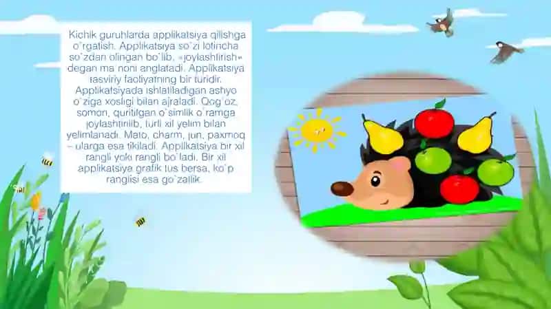 Maktabgacha yoshdagi bolalarni applikatsiya ishlariga o`rgatish 4