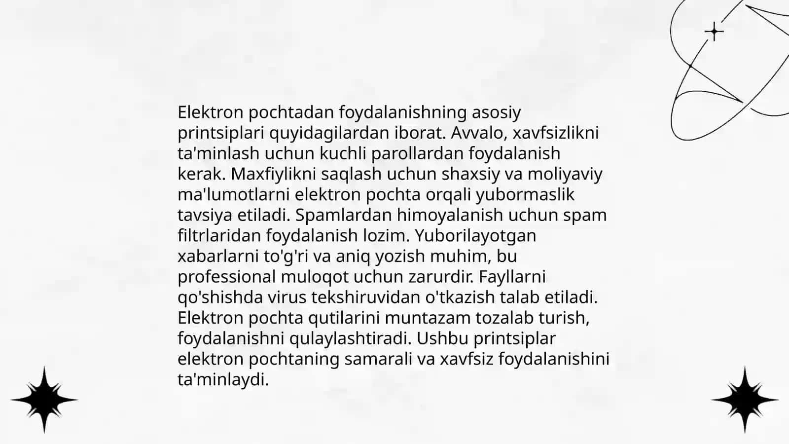 Elektron pochta va uning imkoniyatlari 4
