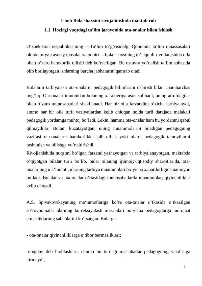 Maktab va oilada bola tarbiyasining tizimi 4
