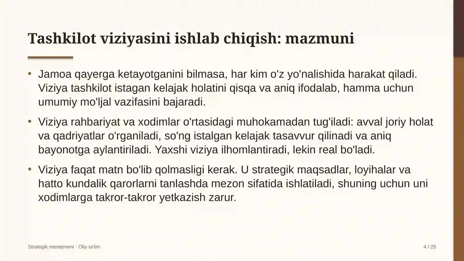 Arxitektura byurolarida tashkilot viziyasini ishlab chiqish 4