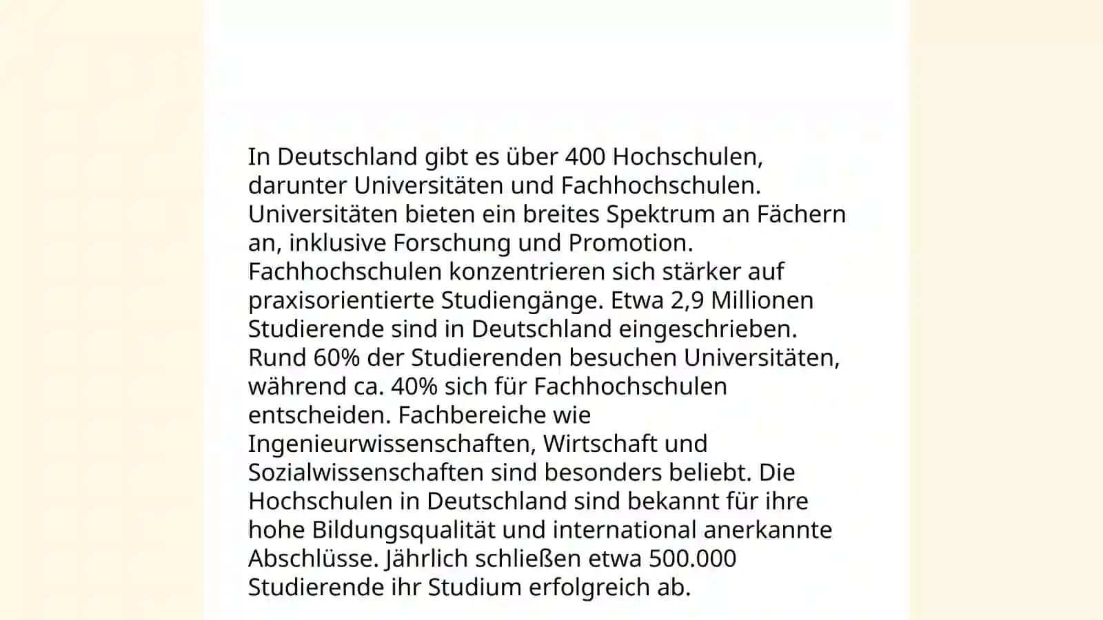 Das Studium und die Erholung 4