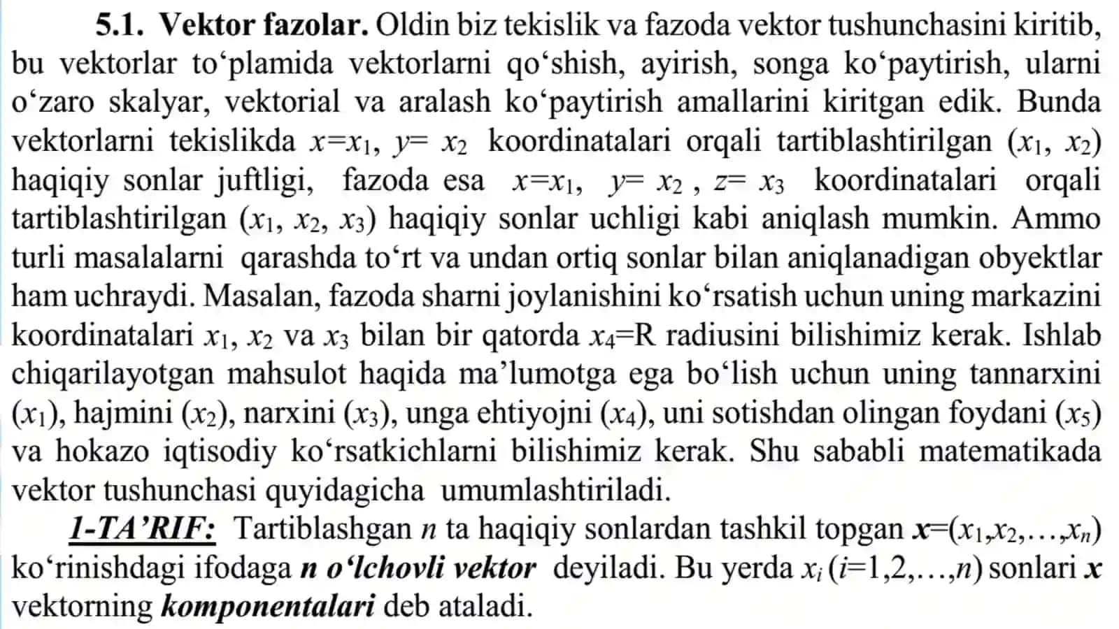 AMALIY MATEMATIKA1 MA’RUZA 4