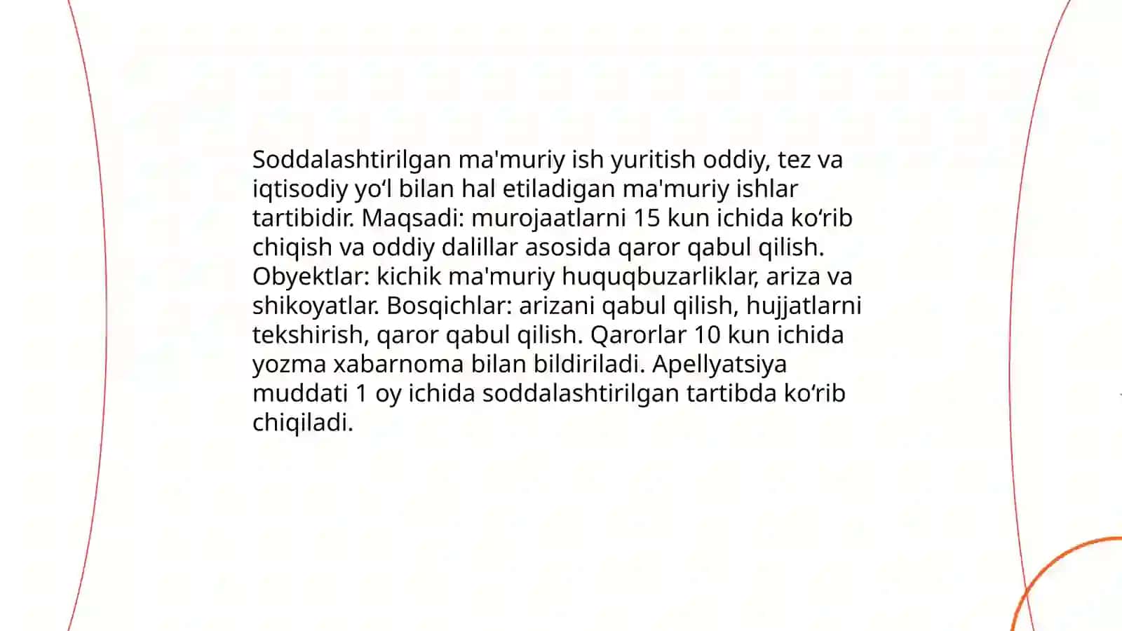 Umumiy ma'muriy ish yuritish tartibi 4