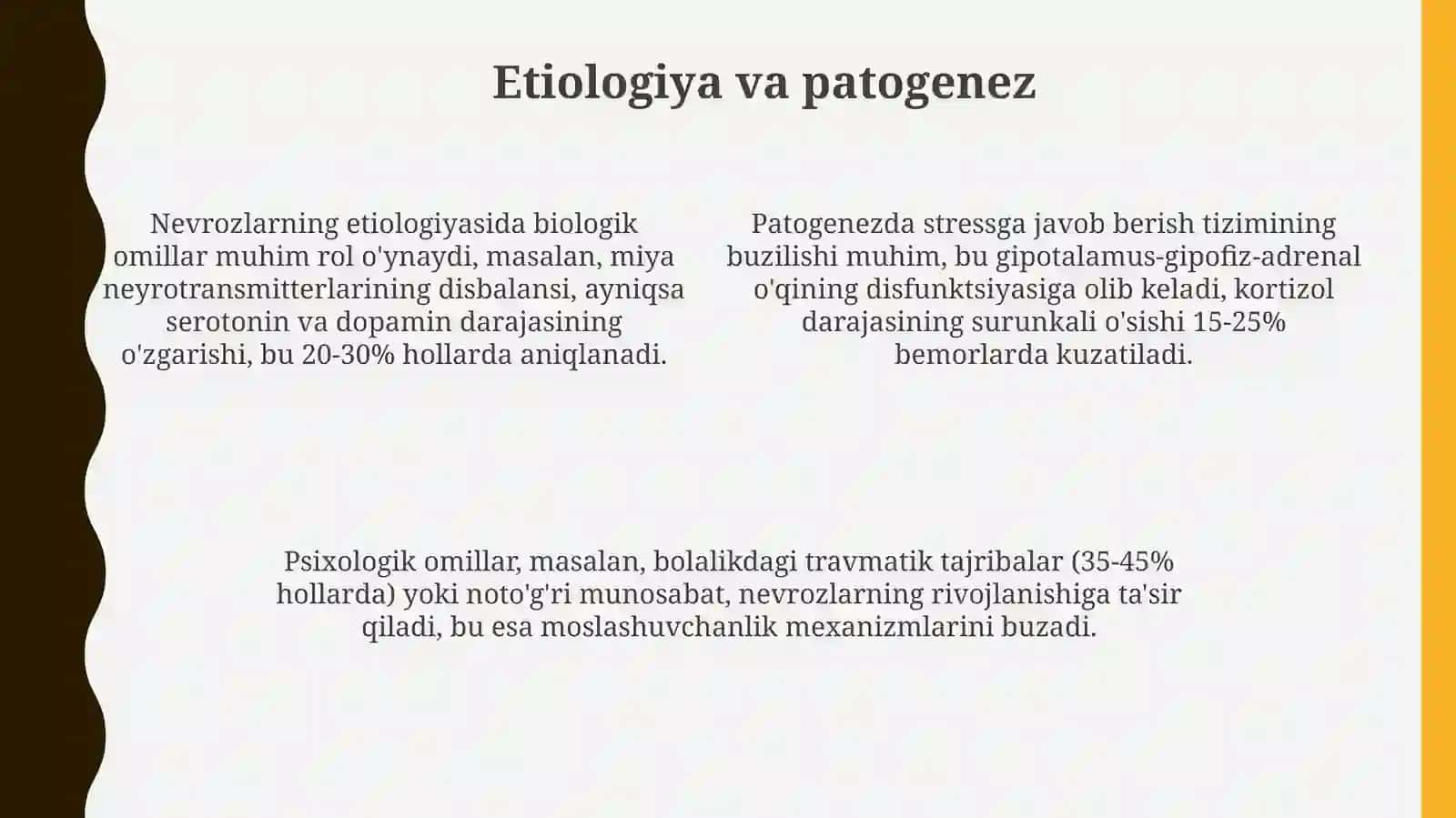 Nevrozlar: Ta'rif, turlari va klinik ko'rinishlari 4
