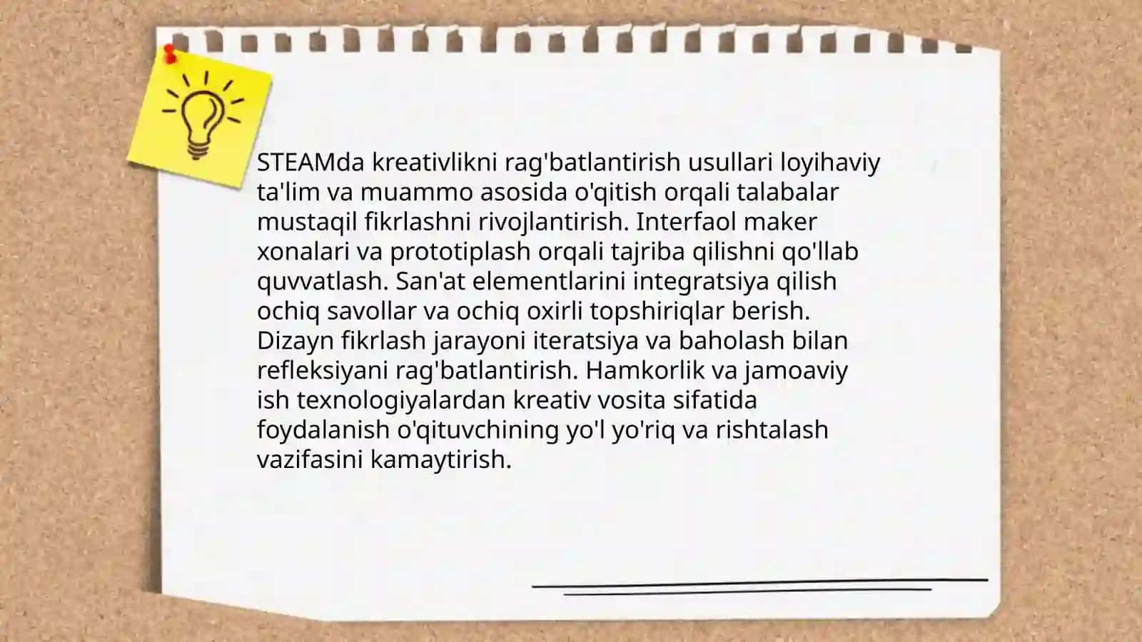 Ta'limda STEAM tizimi va kerativlik 4