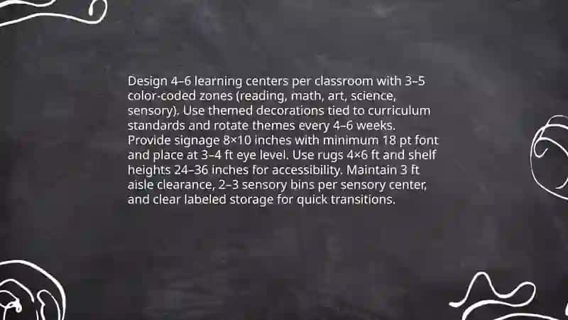 Classroom decoration system for teaching children 4