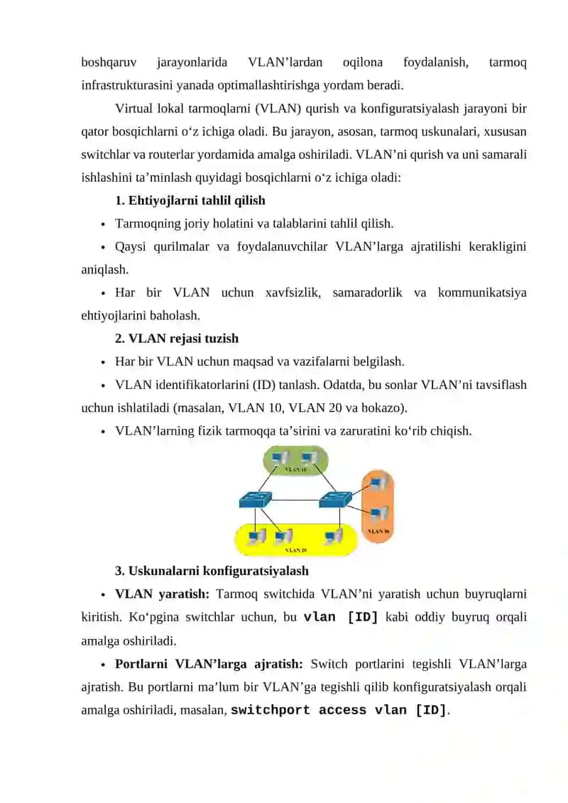 Virtual lokal tarmoqlar 4
